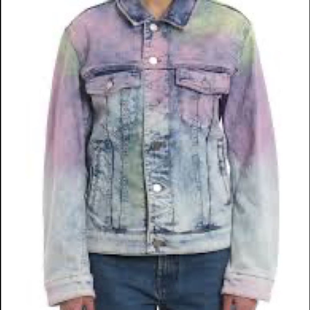 Zadig & Voltaire Tie-Dyed Denim Jacket
